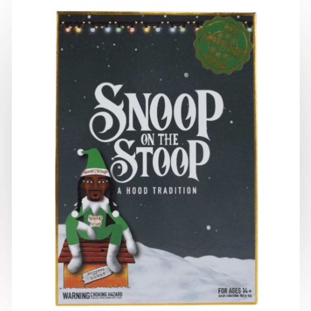 NWT Snoop Dogg 10.5" Snoop on the Stoop Holiday Doll